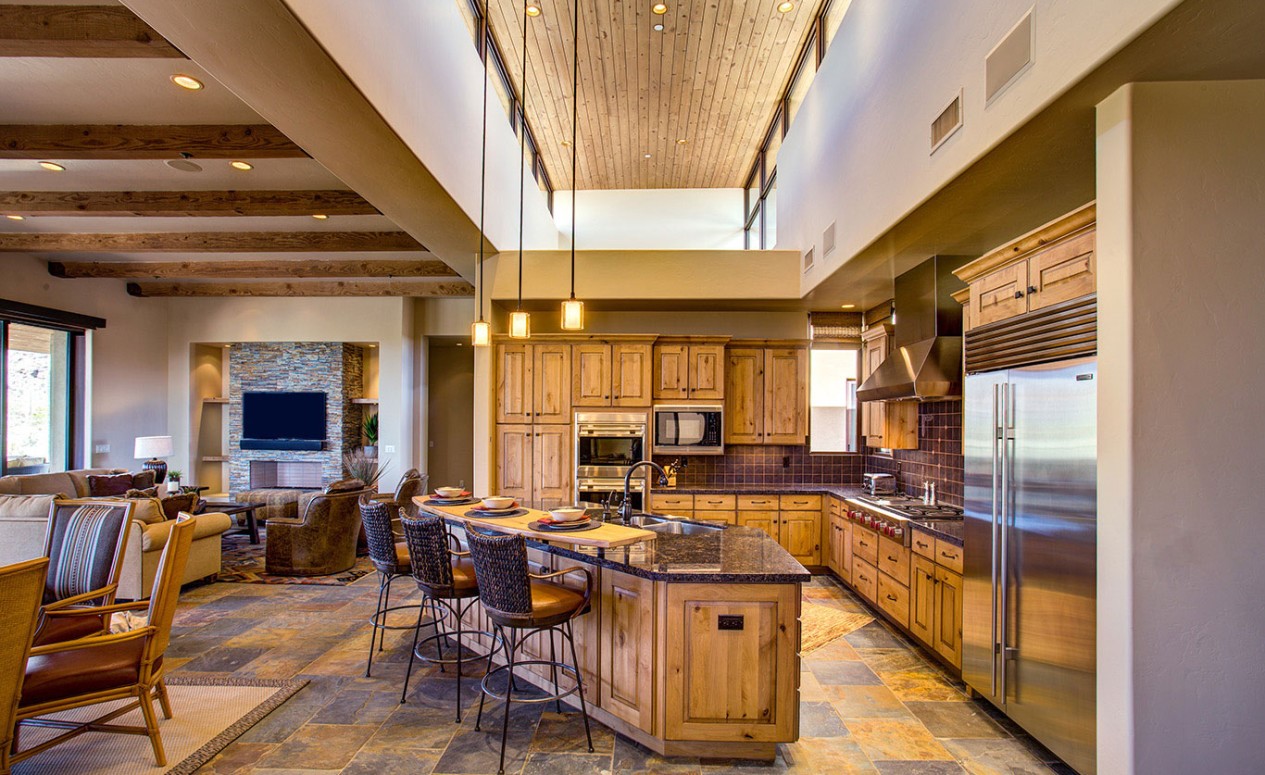 luxury mansions kitchen