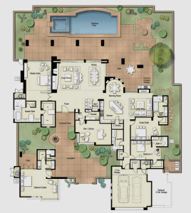 Hacienda-map | The Ritz-Carlton Residences, Dove Mountain